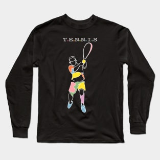 Tennis Sport Long Sleeve T-Shirt